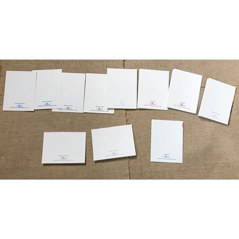 Vintage Mini Blank Note Card Lot Birthday Valentines Nautical Fall Stationery - Picture 2 of 5